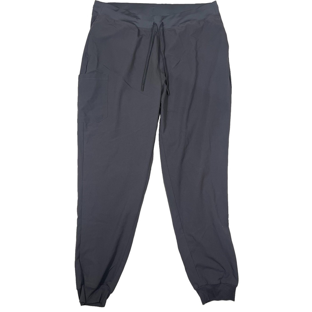 Mandala T-2XL Scrub Pants Charcoal Gray Equa-Tek Jogger Cargo Medical Uniform RN